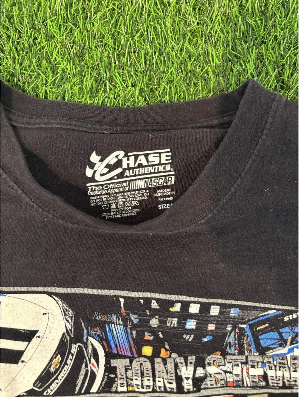 Nascar Chase Authentics Tony Stewart #14 Mobile 1 T-Shirt Mens Large - Picture 3 of 6